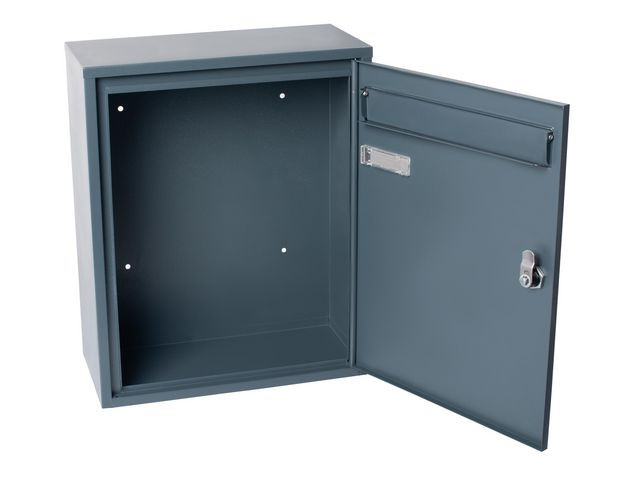 Postkasse Pavo 15X32,5X40Cm M/Lås Grå