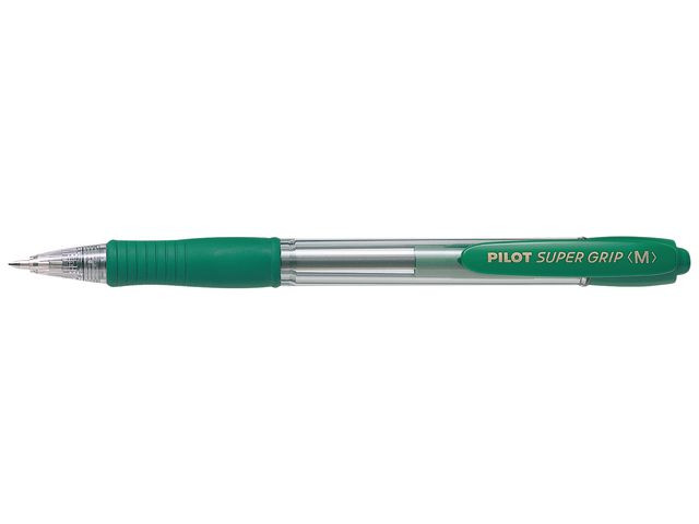 Kulepenn Pilot Supergrip 1,0Mm Grønn (12 stk)