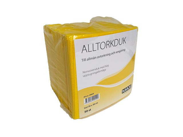 BildeKlut Max Non-Woven 38X38 Gul (50 stk)