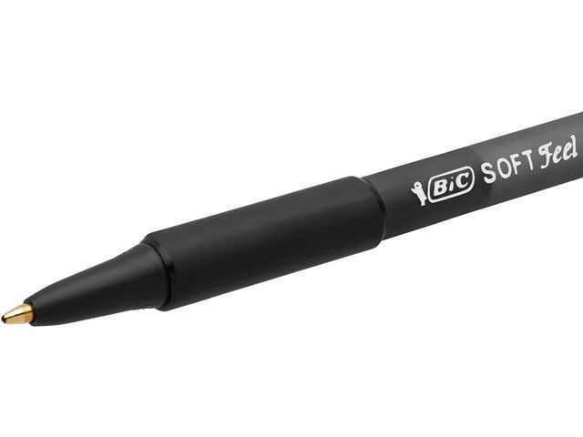 Kulepenn Bic Softfeel Clic Grip M Blå (12 stk)