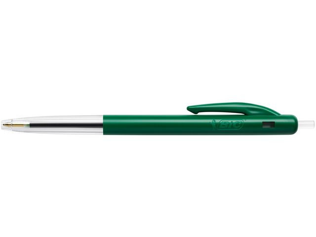 Kulepenn Bic M10 Clic M Grønn (50 stk)