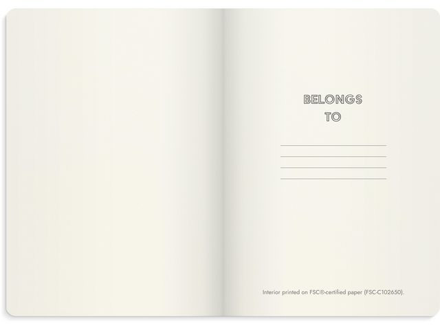 Notatbok Burde Deluxe A6 Cognac