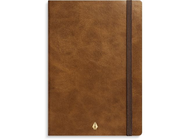 Notatbok Burde Deluxe A6 Cognac