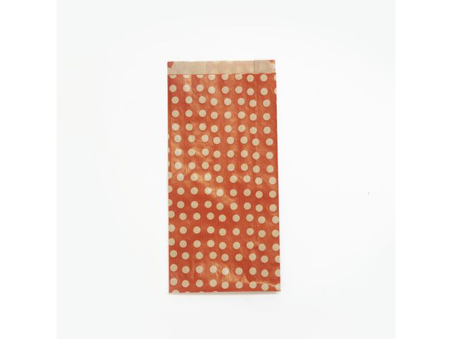 Gavepose Cf Kraft 15X31Cm Rød/Prikk (50 stk)