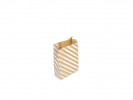 Gavepose Cf Kraft 11X21Cm Stripe (50 stk)