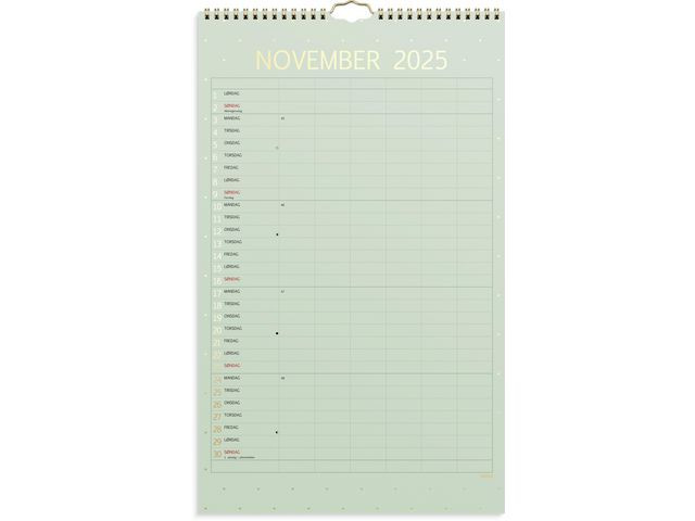 Familiekalender Grieg Color 25/26