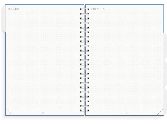Lærerkalender A4 Vg Skole 25/26 Blå