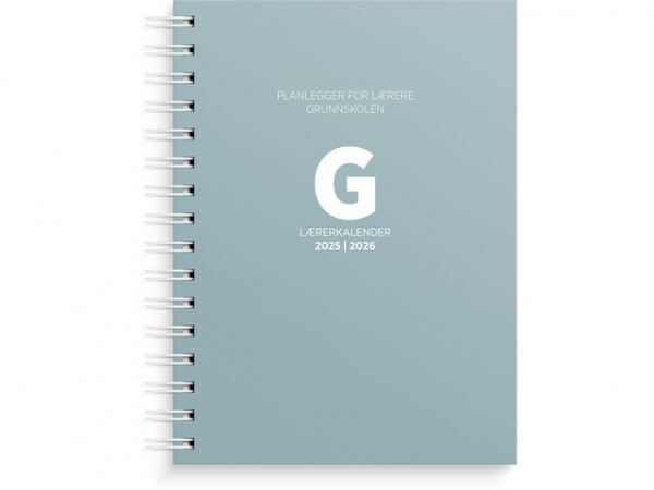 Lærerkalender A5 Gr Skole 25/26 Grønn