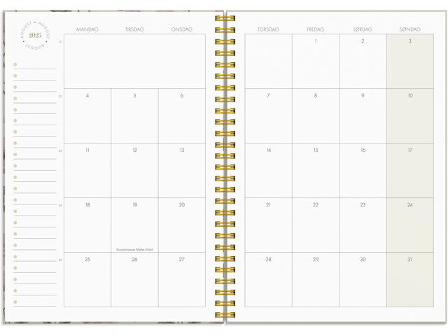 Life Planner Essentials Grieg A5 25/26
