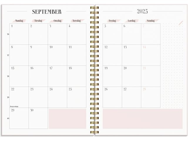 Life Planner Pink Ii Grieg A5 25/26