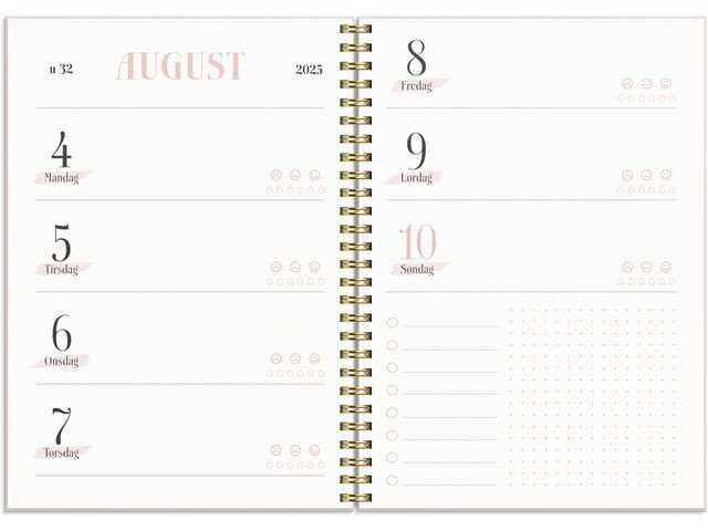 Life Planner Pink Ii Grieg A5 25/26