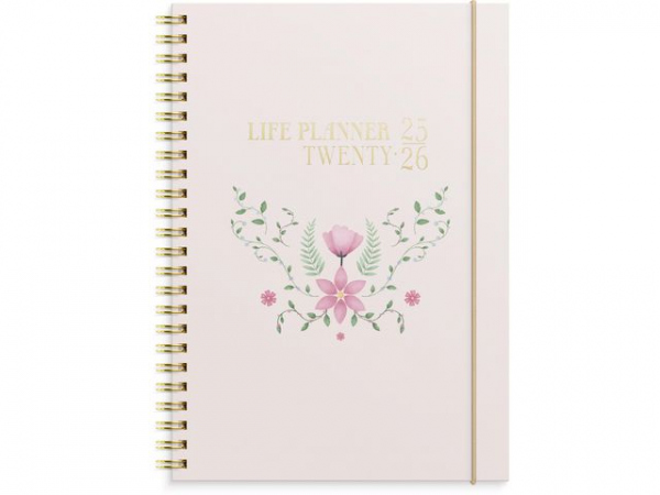 Life Planner Pink Ii Grieg A5 25/26