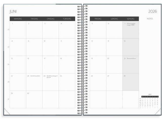 Kalender Grieg A5 Student Planner 25/26