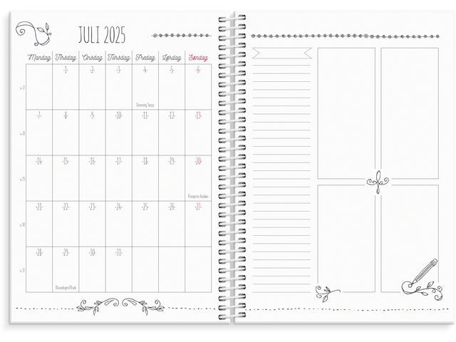 Ukekalender Grieg A5 Doodle 25/26