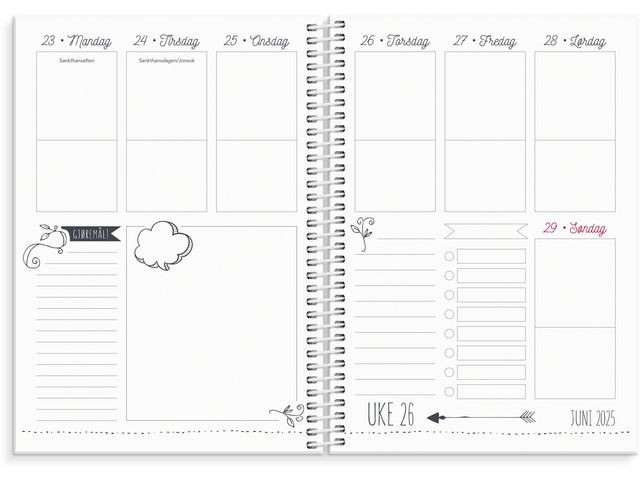 Ukekalender Grieg A5 Doodle 25/26