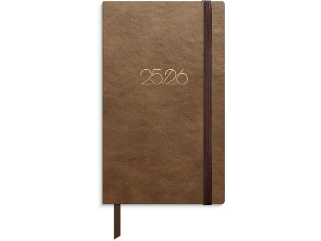 BildeKalender Grieg Slim Myk 25/26 Cognac