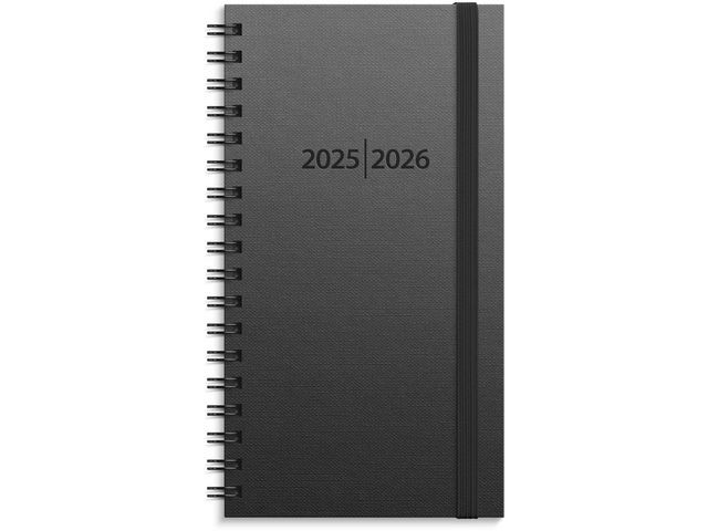 BildeKalender Grieg Slim Spiral 25/26 Sort