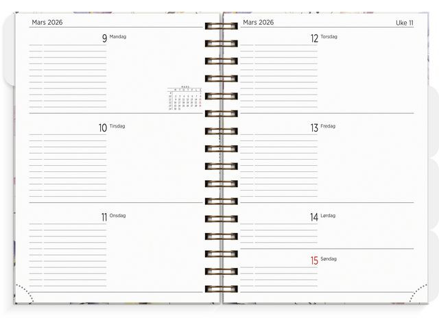 Organizer Og Notes Grieg A5 25/26 Sommer