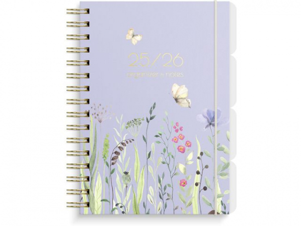 Organizer Og Notes Grieg A5 25/26 Flora