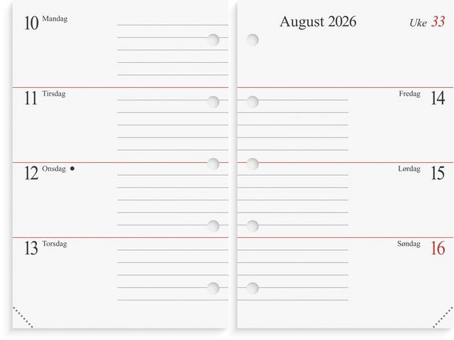 Årspakke Grieg Mini 2026 Uke