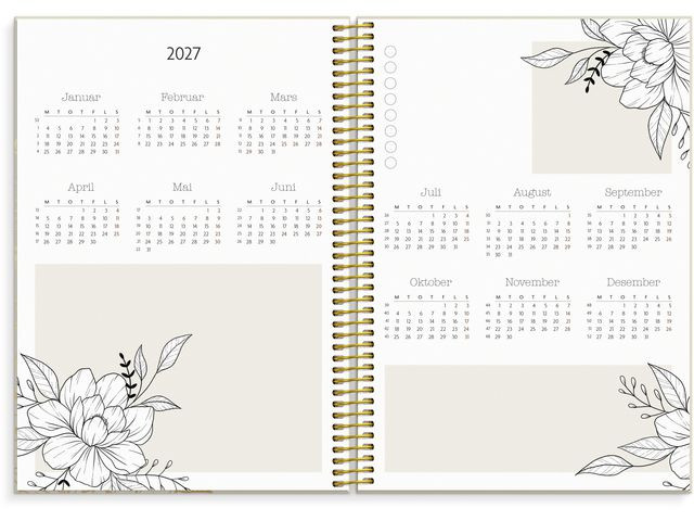 Kalender Life Planner 2026 Bloom A5