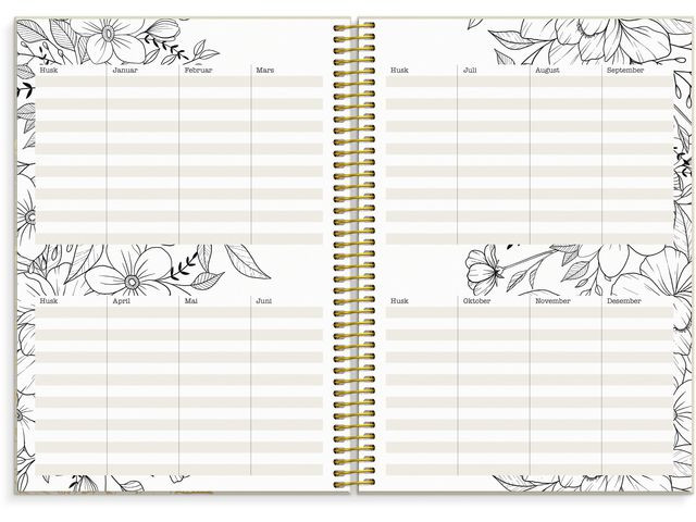 Kalender Life Planner 2026 Bloom A5