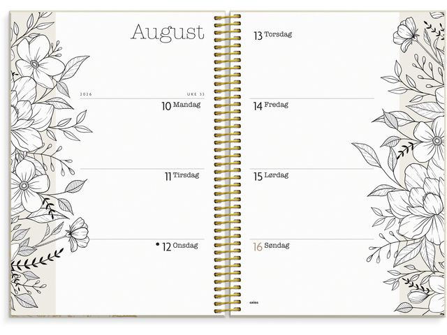 Kalender Life Planner 2026 Bloom A5