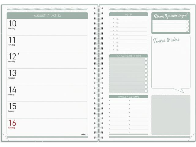 Ukekalender Grieg A5 2026 Få Det Gjort