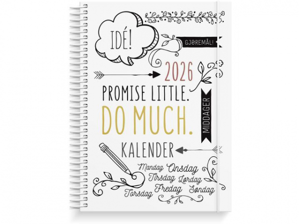 Ukekalender Grieg A5 2026 Doodle