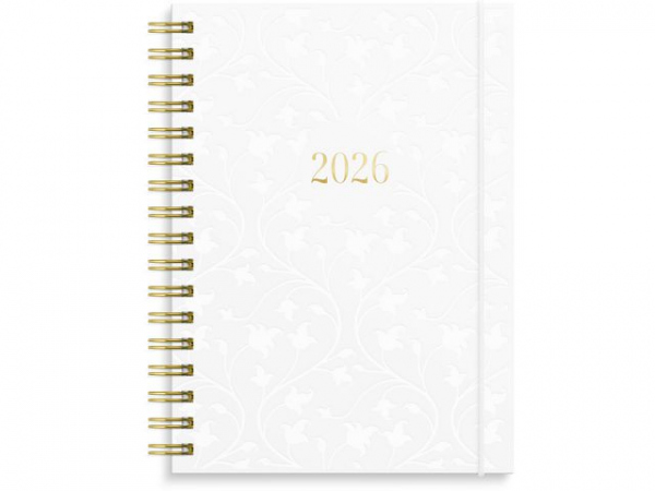 Ukekalender Grieg Multi A6 2026 Hvit