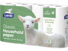 Kjøkkenrull Lambi 2L 12,3M Hvit (4 stk/p...