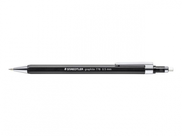 Trykkblyant Staedtler 0,5Mm Sort (10 stk)