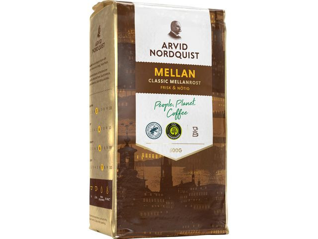 Kaffe Arvid N Mellanrost Filtermalt 500G