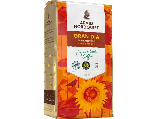 Kaffe Arvid N Gran Dia Filtermalt 500G