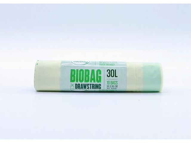 Biopose Biobag Knytebånd 25My 30L (10 stk)