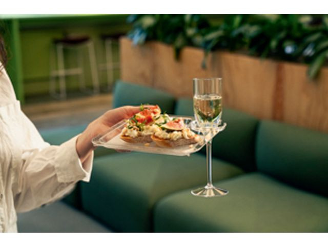 Tallerken Duni Ps 20Cm Glassholder (10 stk)