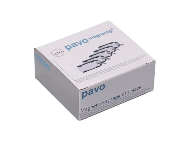 Nøkkelring Pavo Magnetisk Sort (10 stk)