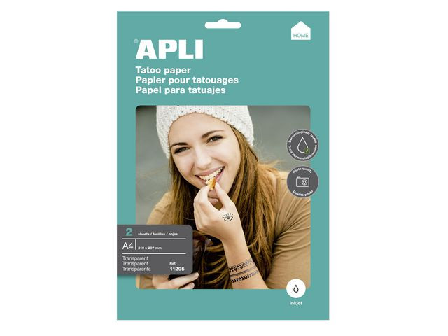BildeSpesialpapir Apli Tatovering (2 ark)