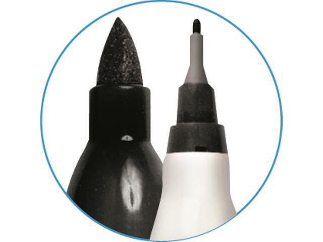 Merkepenn Sharpie Twintip Uf+F Sort