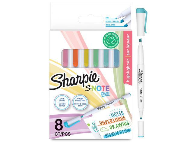 BildeTekstmarker Sharpie Ass. (8 stk)