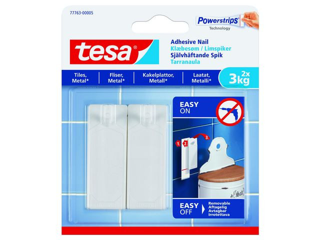 BildeLimspiker Tesa Fliser/Metall 3Kg (2 stk)