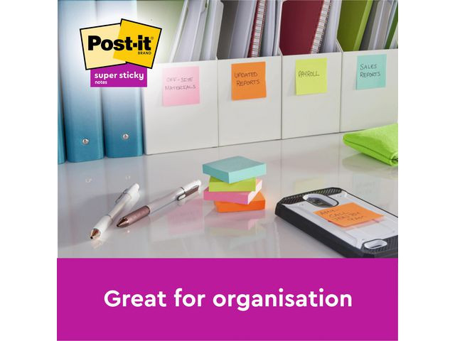 Notatblokk Post-It Ssn102X152Resi Lin (4 stk/pk, 12 pakker)