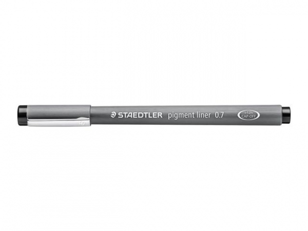 Fiberpenn Staedtler 0,7Mm Sort (10 stk)