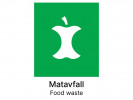 Kildesorteringsetikett Matavfall