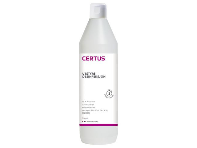 BildeUtstyrsdesinfeksjon Certus 95% 0,72L