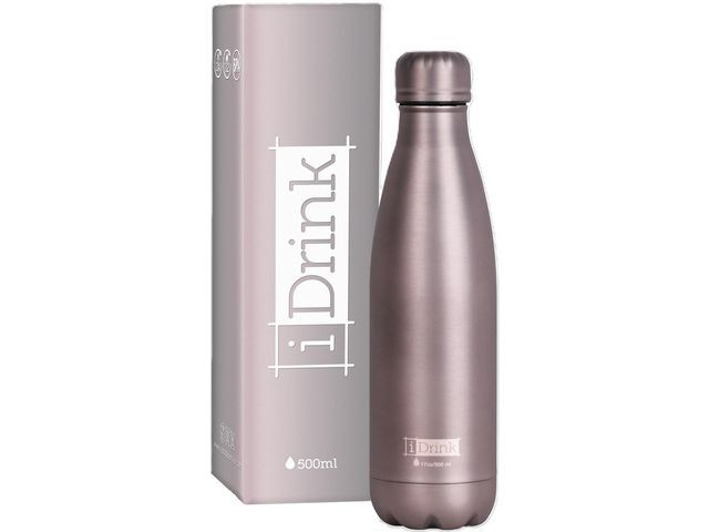 Termoflaske Idrink 500Ml Metallisk Grå