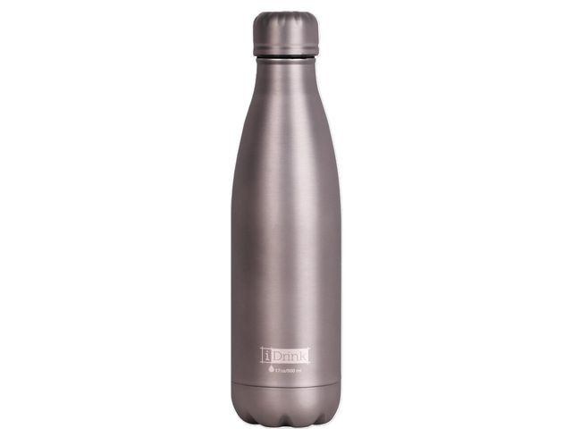 Termoflaske Idrink 500Ml Metallisk Grå