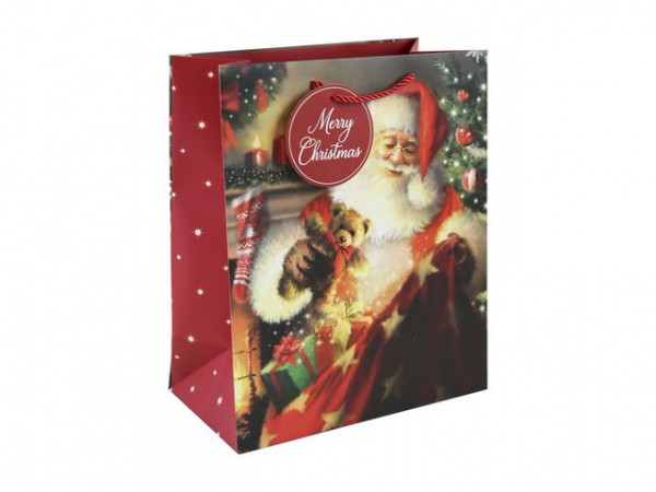 Gavepose Eurowrap Trad. Santa Stor (12 stk)