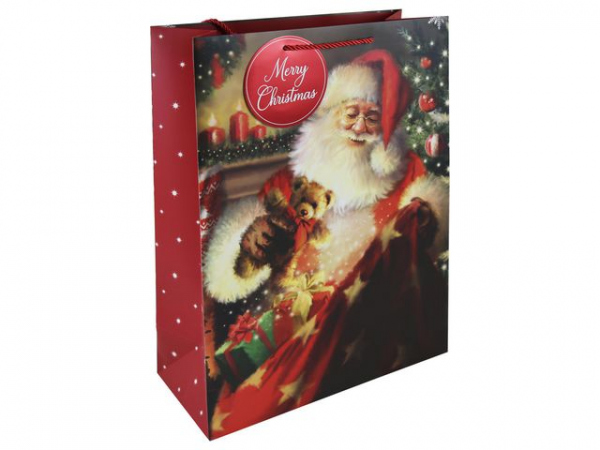 Gavepose Eurowrap Trad. Santa Xl (12 stk)