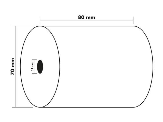 Termorull Bpa-Fri 80Xø68X12 48G 70M (5 stk)